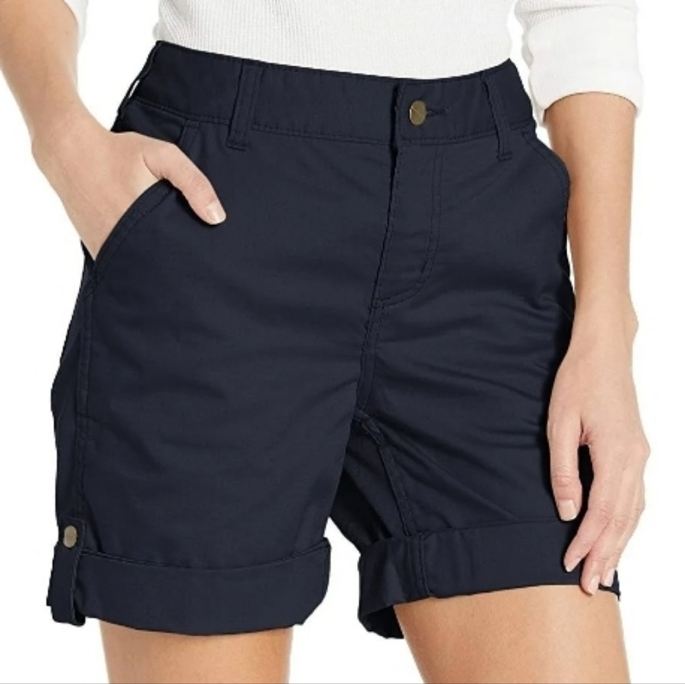 Carhartt Original Fit Smithville Navy Blue Shorts - Size 2